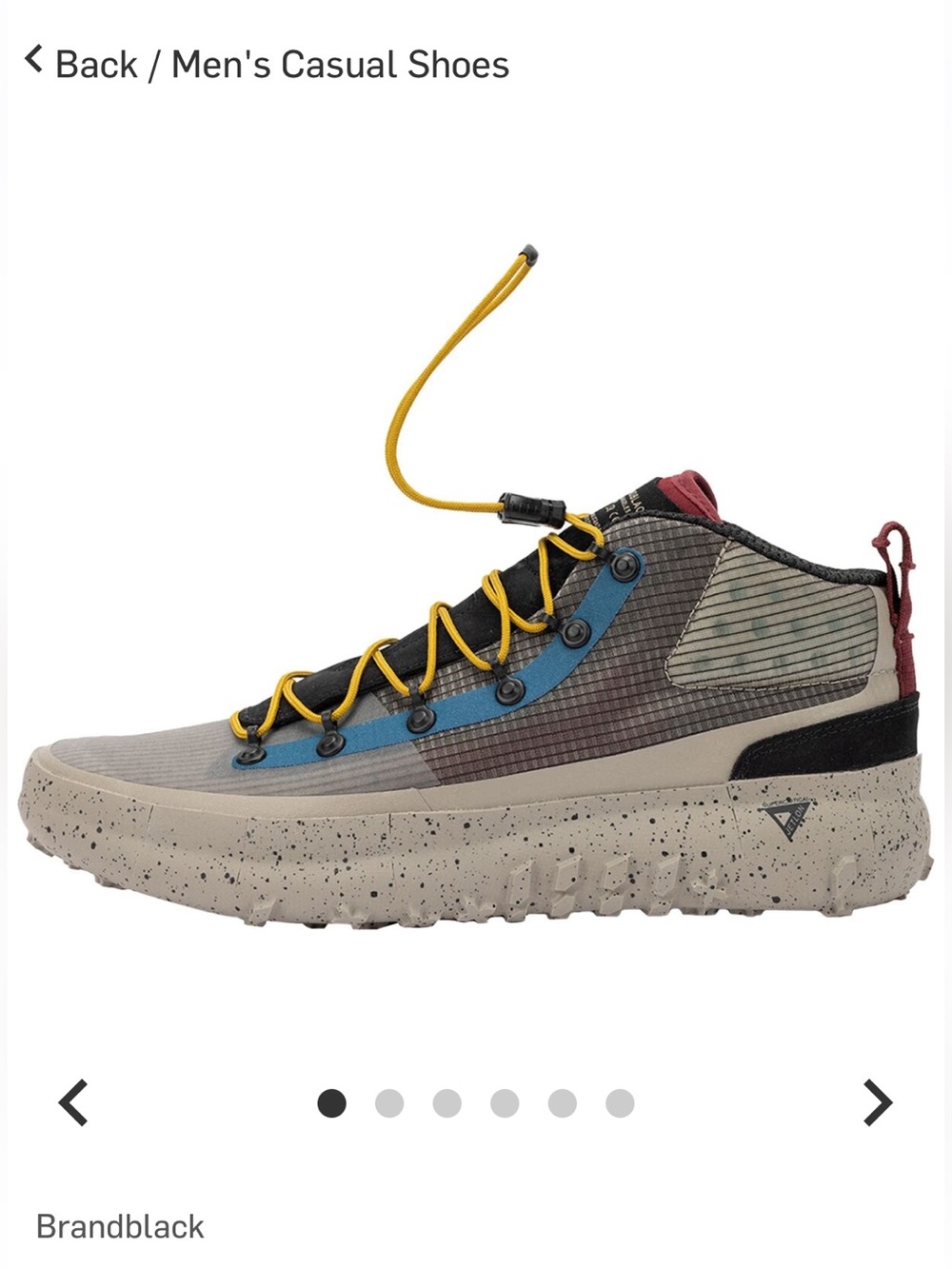 Brandblack Sansin Gray and Burgundy Hybrid Hiking Shoe - Picture 4 of 10